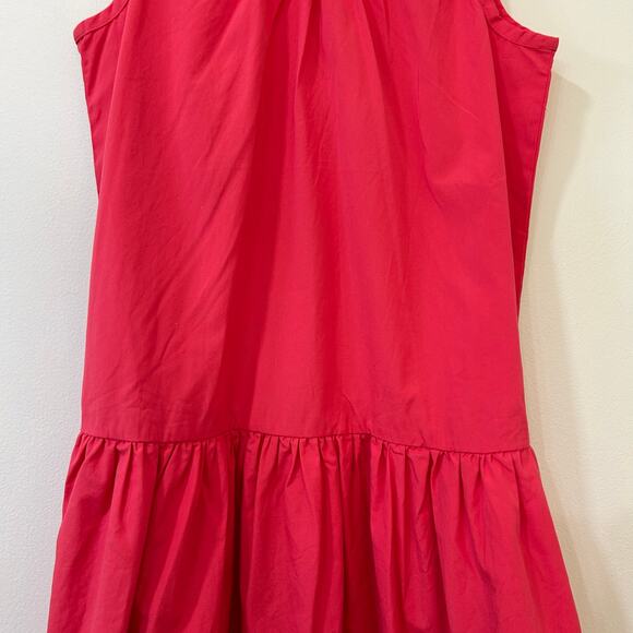 Hanna Andersson NWT Girls Size 140/ 10 Pink Sleeveless Drop Waist Dress Summer - Picture 2 of 5